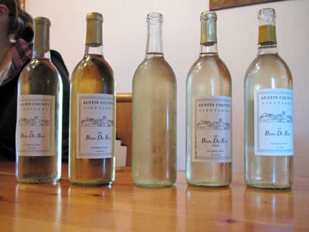 Watson Vineyard Blanc Du Bois Vertical Tasting - Saddlehorn Winery