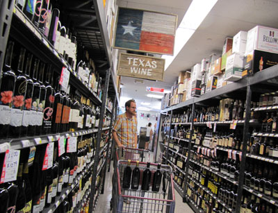 Texas-Wine-Section